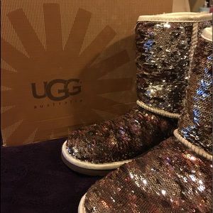 Sequin Ugg Boots
